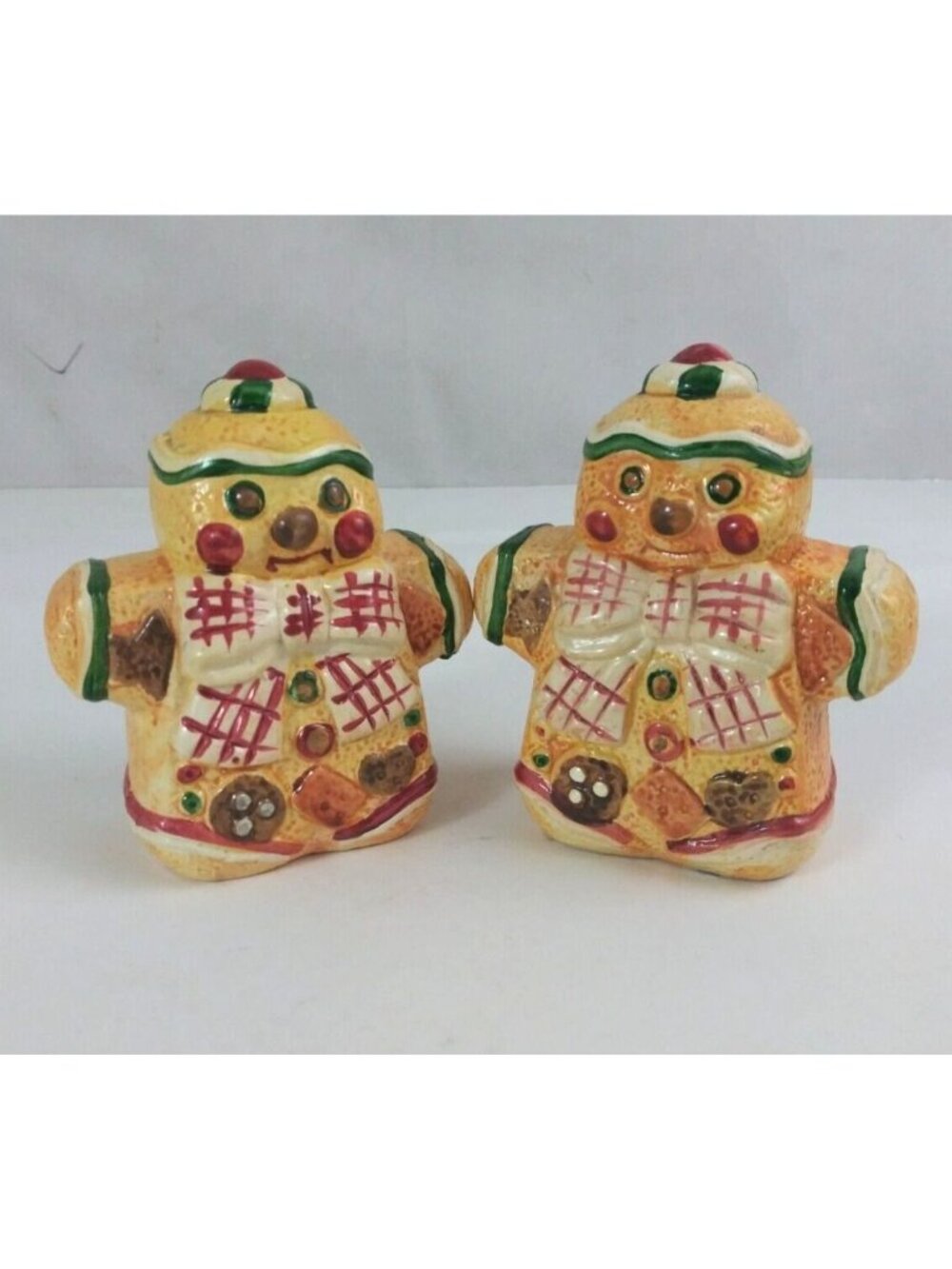 Home Trends Happy Gingerbread Men 3.75" Salt & Pepper Shakers